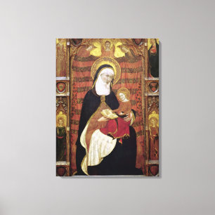 St. Anne and the Virgin Canvas Print