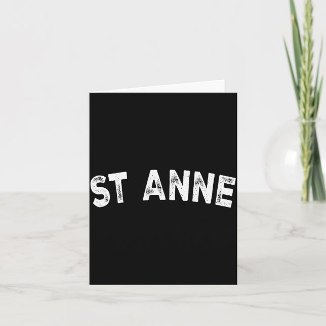 St Anne  Card (Front)