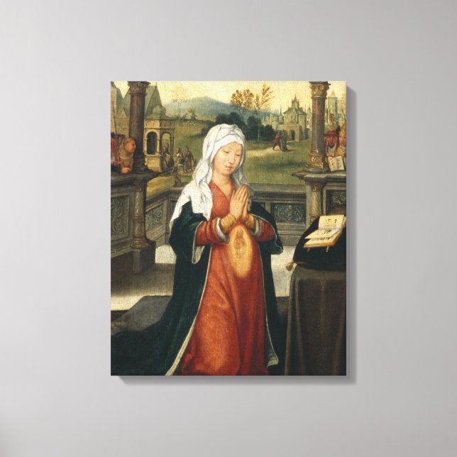 St.Anne Conceiving the Virgin Canvas Print (Front)
