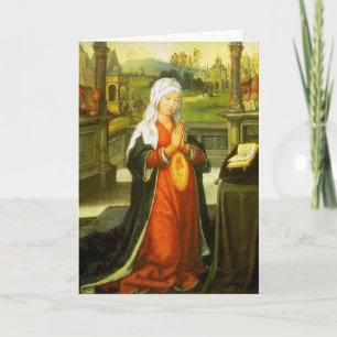 St. Anne Conceiving the Virgin Mary. Card