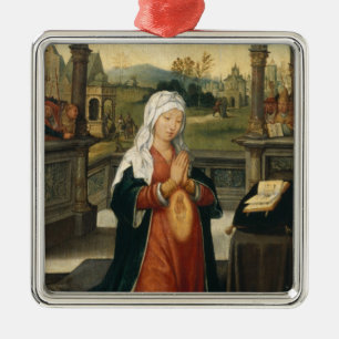 St.Anne Conceiving the Virgin Metal Tree Decoration