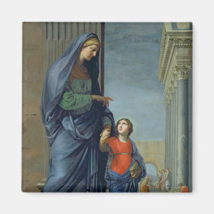 St. Anne Leading the Virgin to the Temple Magnet