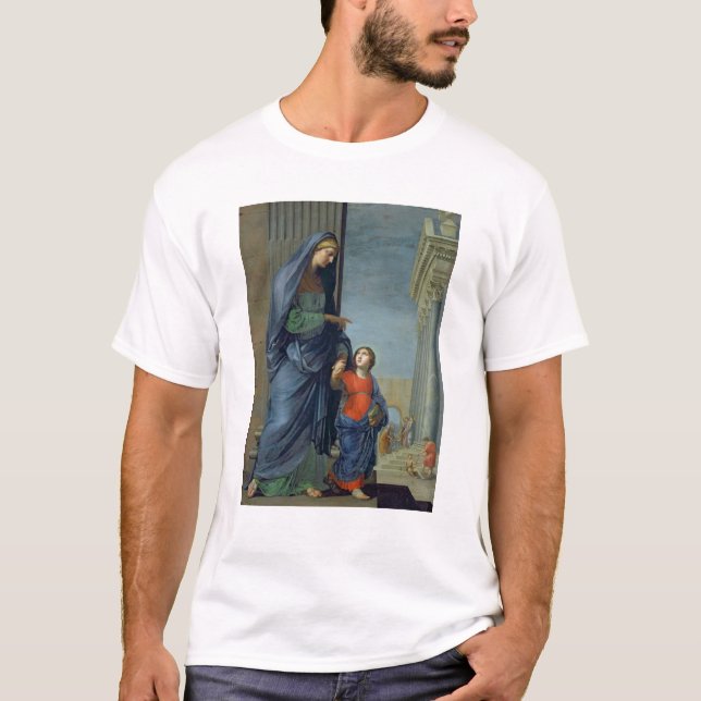 St. Anne Leading the Virgin to the Temple T-Shirt (Front)