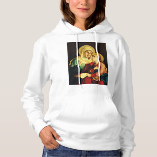St. Anne Teaching the Virgin Mary Sacred Art Hoodie