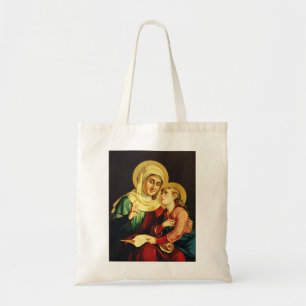 St. Anne Teaching the Virgin Mary Sacred Art Tote Bag