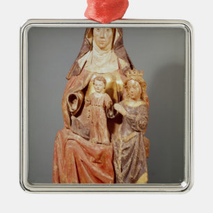 St. Anne, the Virgin and Child, Metal Tree Decoration
