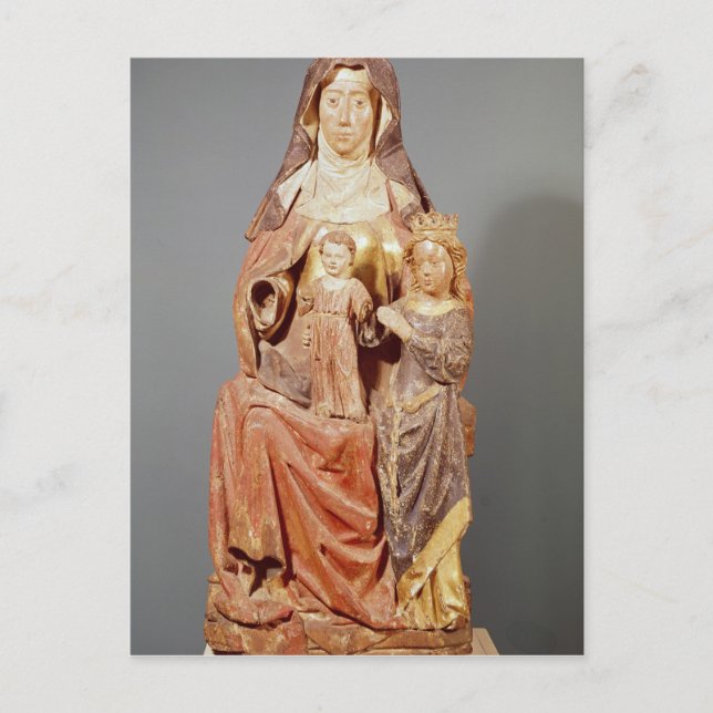 St. Anne, the Virgin and Child, Postcard (Front)