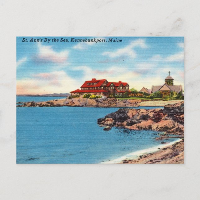 St. Ann's By the Sea, Kennebunkport, Maine Postcard (Front)