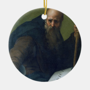 St. Anthony Abbot (c.251-356) c.1518-19 (oil on ca Ceramic Tree Decoration