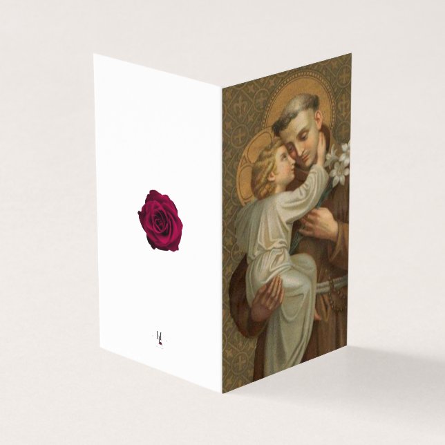 St. Anthony Catholic Condolence Thank You Cards (Outside)