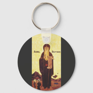 St. Anthony of Egypt The Eternal Ascetic Art Key Ring