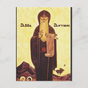 St. Anthony of Egypt The Eternal Ascetic Art Postcard