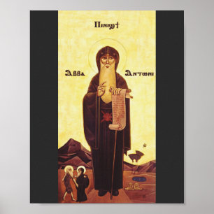 St. Anthony of Egypt The Eternal Ascetic Art Poster