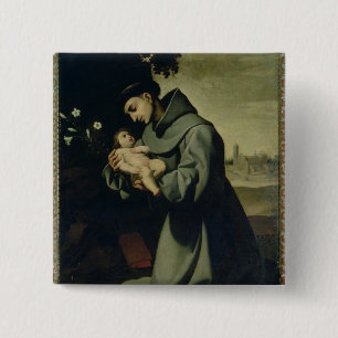 St. Anthony of Padua 15 Cm Square Badge