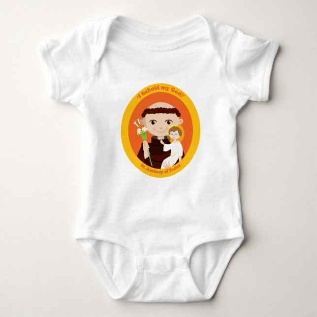 St. Anthony of Padua Baby Bodysuit (Front)