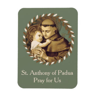 St. Anthony of Padua Baby Jesus Magnet
