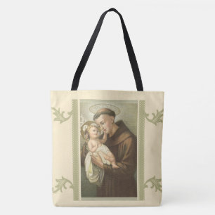 St. Anthony of Padua Baby Jesus Tote Bag