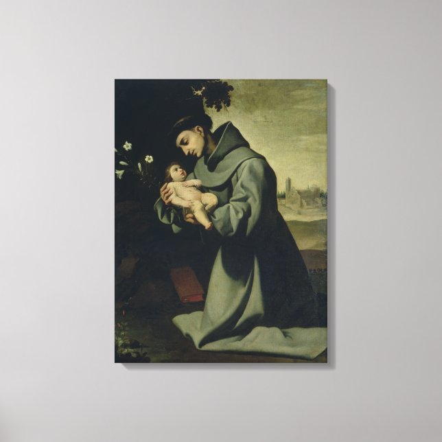 St. Anthony of Padua Canvas Print (Front)