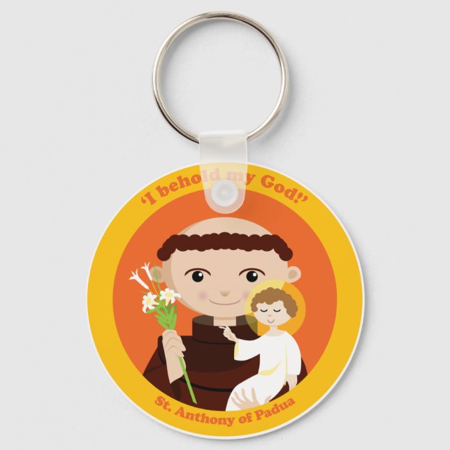 St. Anthony of Padua Key Ring (Front)