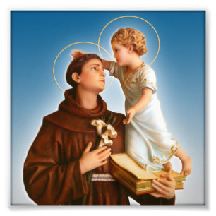 ST. ANTHONY OF PADUA PHOTO PRINT