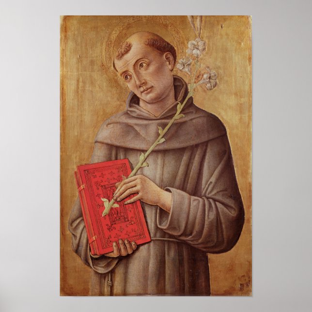 St. Anthony of Padua Poster (Front)