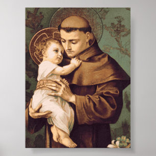 St Anthony of Padua Poster