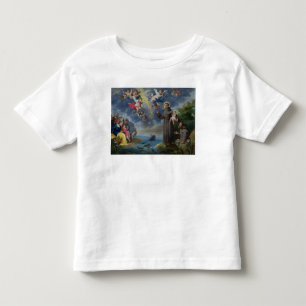 St. Anthony of Padua Preaching to the Fish Toddler T-Shirt
