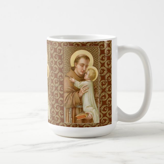 St. Anthony of Padua & the Christ Child (JM 05) Coffee Mug (Right)
