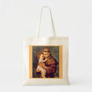 St. Anthony of Padua with Baby Jesus Tote Bag 