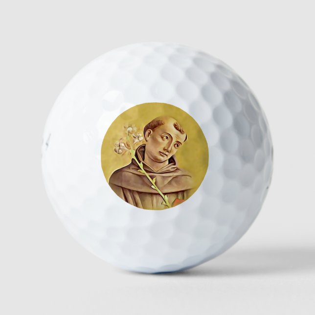 St. Anthony Patron Saint Lost Golf Balls Humourous (Front)