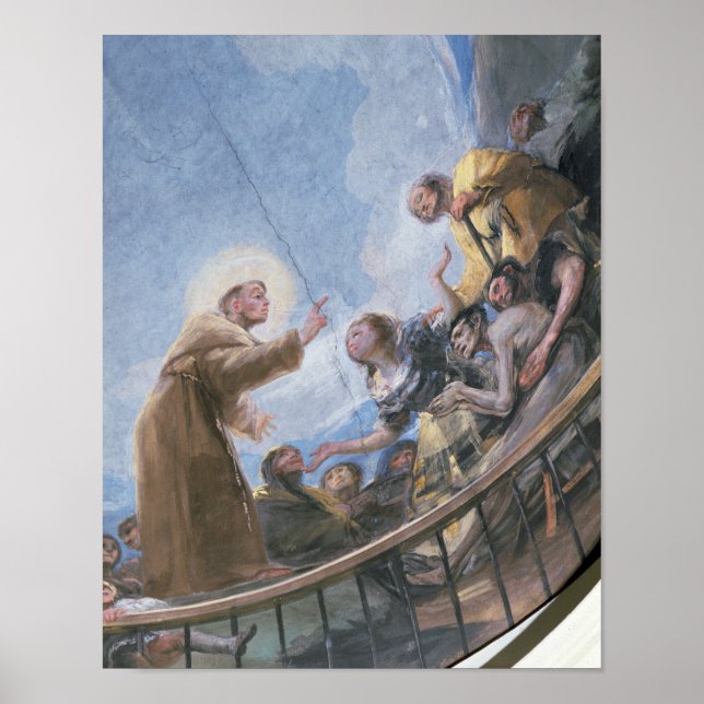 St. Anthony Preaching Poster (Front)