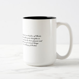 St. Anthony quote - Christ Two-Tone Coffee Mug