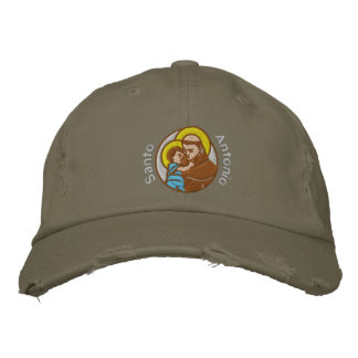 St Anthony - Sant'Antonio - Santo Antonio Embroidered Hat