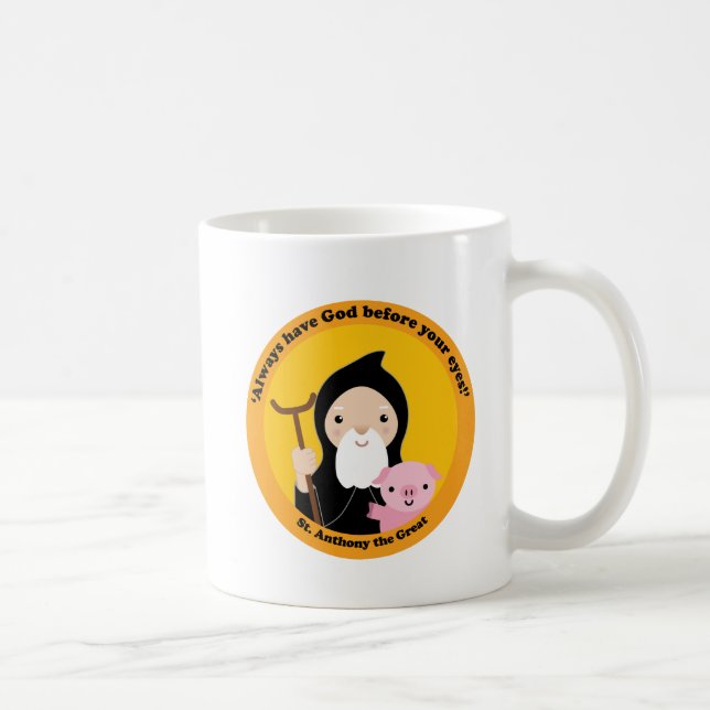 St. Anthony the Great Coffee Mug (Right)