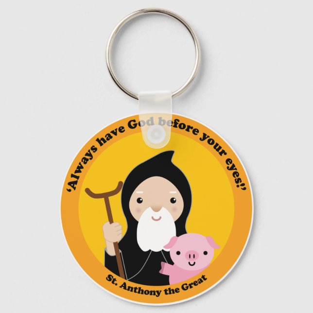 St. Anthony the Great Key Ring (Front)
