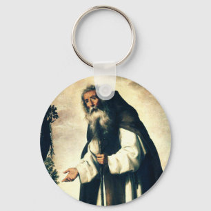 St. Anthony the Great Luminous Desert Father Key Ring