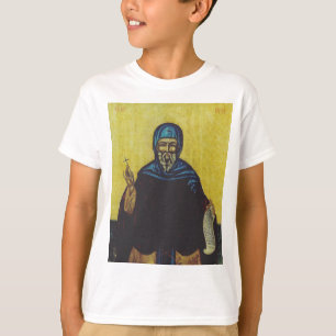 St. Anthony the Great Traditional Orthodox Art  T-Shirt