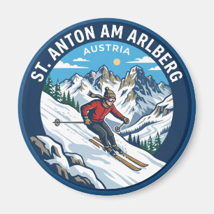 St. Anton am Arlberg Austria Magnet