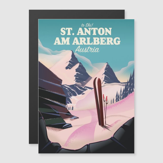 St. Anton am Arlberg ski Austria (Front/Back)