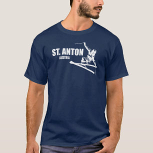 St. Anton Austria Skier T-Shirt