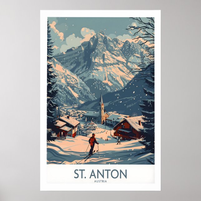 St Anton Poster Austria 1 (Front)