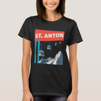 St. Anton Skiing - Retro St. Anton Ski T-Shirt