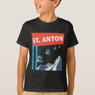 St. Anton Skiing - Retro St. Anton Ski T-Shirt