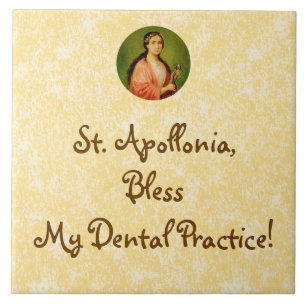 St. Apollonia (BLA 001) Dental Practice Blessing Tile