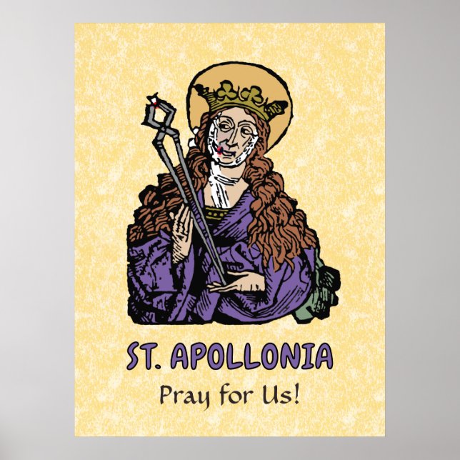 St. Apollonia with Pulled Tooth (Nuremberg) Poster (Front)
