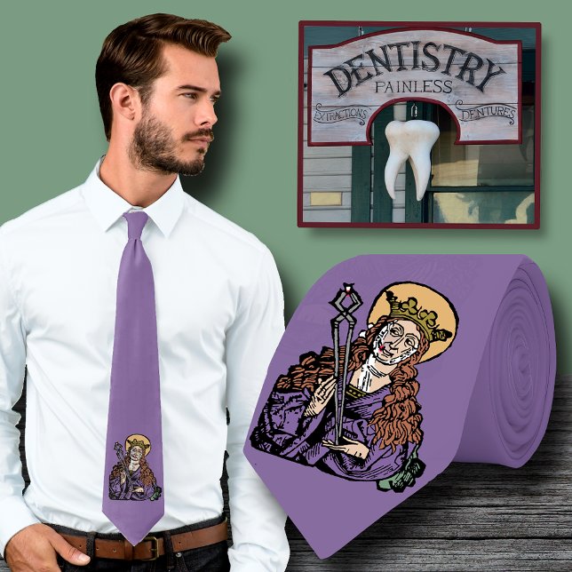 St. Apollonia with Pulled Tooth (Nuremberg) Tie (Creator Uploaded)