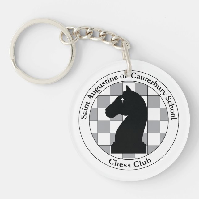 St. A's Chess Club Key Chain (Front)