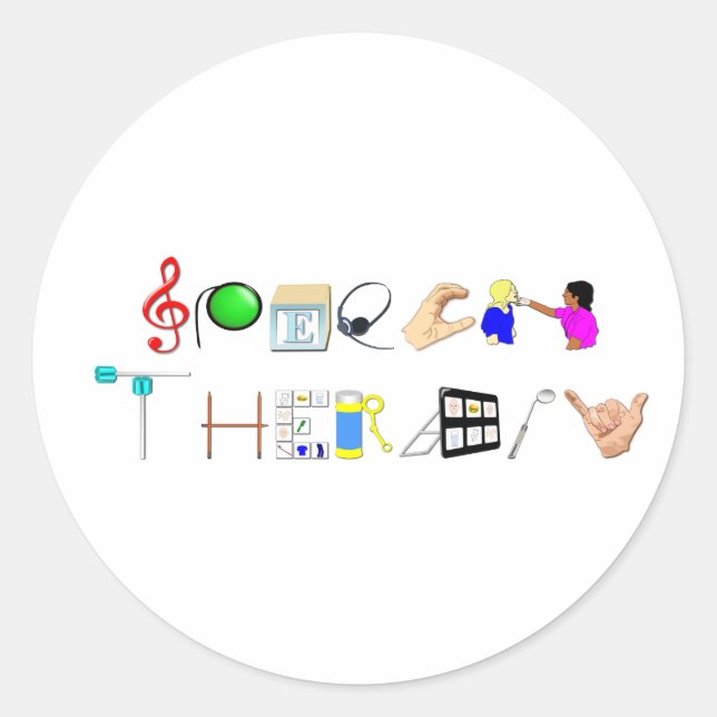 ST at Work Classic Round Sticker (Front)