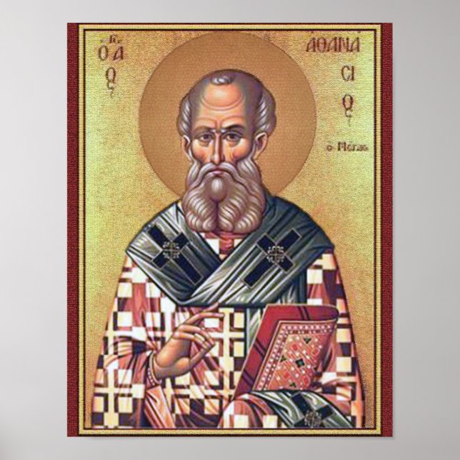 St. Athanasius of Alexandria Poster (Front)