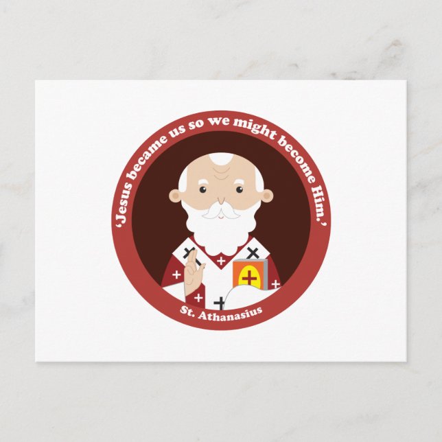St. Athanasius Postcard (Front)